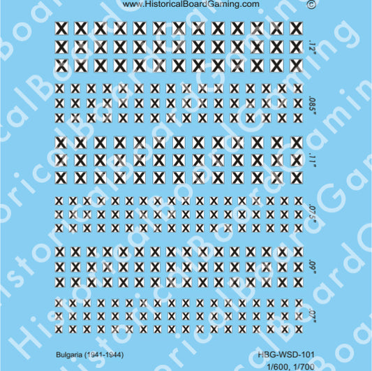 Decal Sheet, Bulgaria (1941-1944)