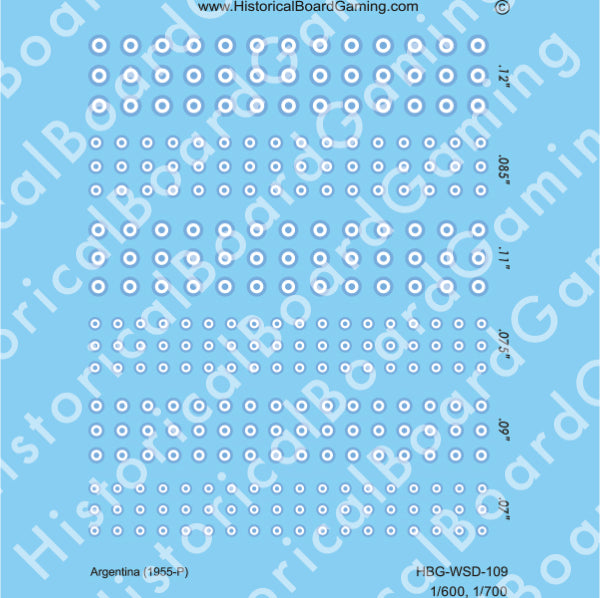 Decal Sheet, Argentina (1955-P)