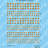 Decal Sheet, Colombia (1922-P)