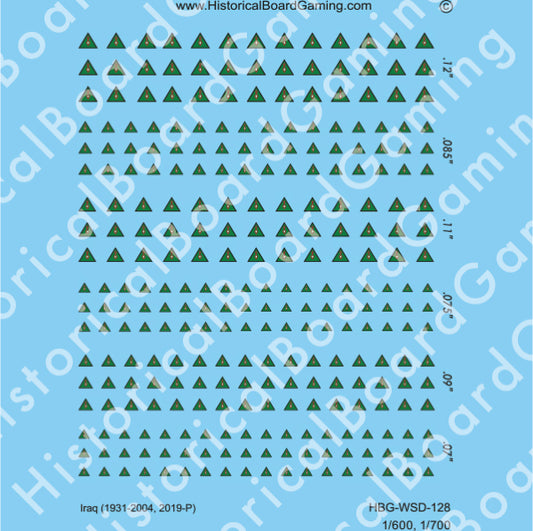 Decal Sheet, Iraq (1931-2004) (2019-P)