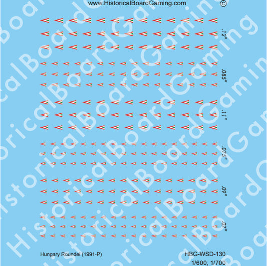 Decal Sheet, Hungary Roundel (1991-P)