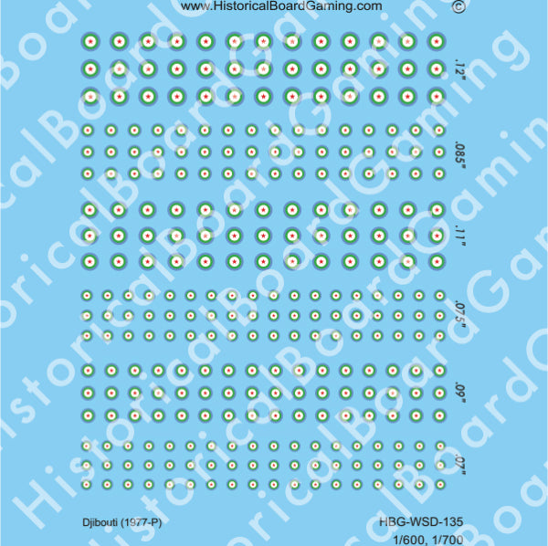 Decal Sheet, Djibouti (1977-P)