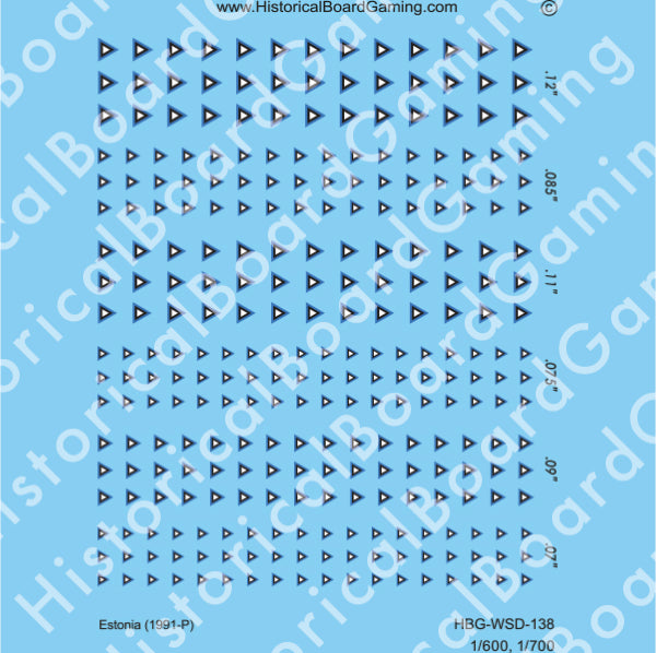 Decal Sheet, Estonia (1991-P)