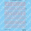 Decal Sheet, North Korea (1945-P)