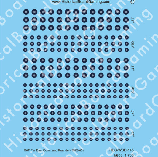 Decal Sheet, RAF Far East Command Roundel (1942-45)