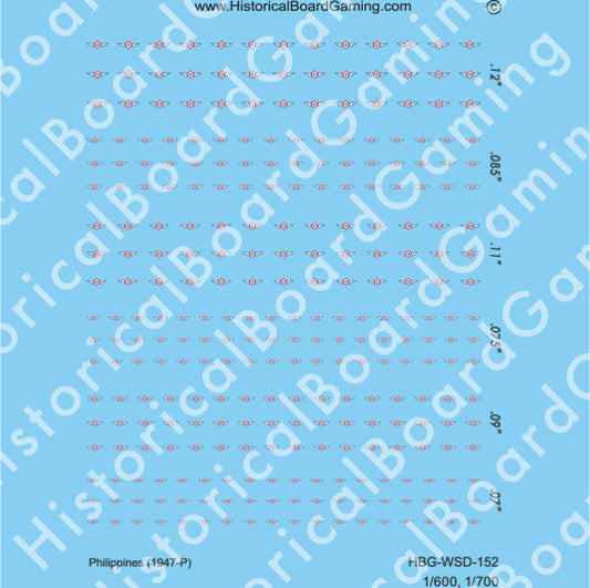 Decal Sheet, Philippines (1947-P)