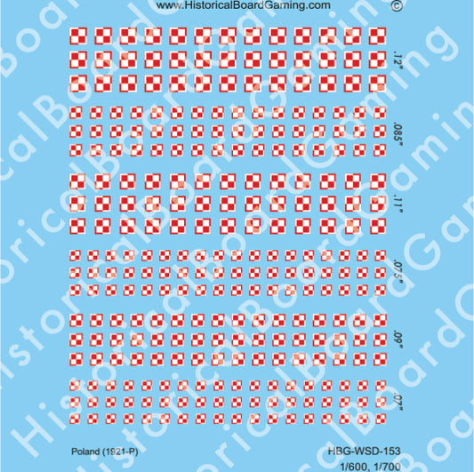 Decal Sheet, Poland (1921-P)