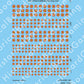 Decal Sheet, Romania (1986-P)