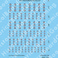 Decal Sheet, US Roundel (1943) No Outline