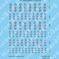 Decal Sheet, US (variant) (1973)