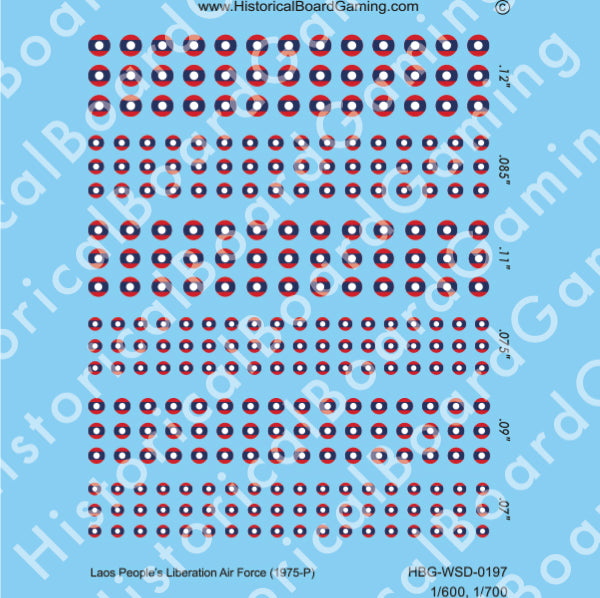 Decal Sheet, Laos Peoples Liberation Air Force (1975-P)