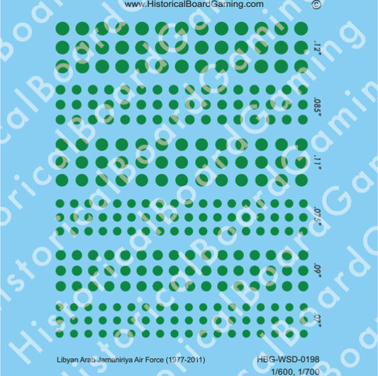 Decal Sheet, Libyan Arab Jamahiriya Air Force (1977-2011)