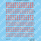 Decal Sheet, Malta (1992-P)