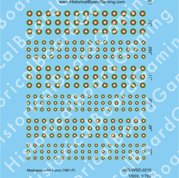 Decal Sheet, Madagascar Air Force (1961-P)