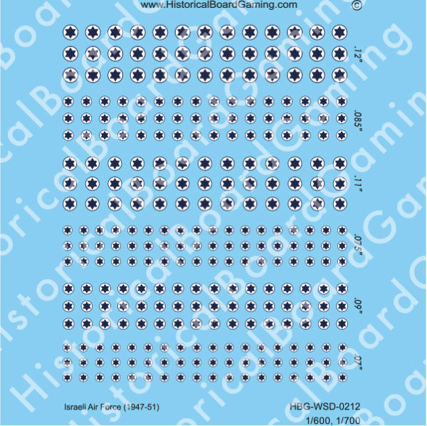 Decal Sheet, Israeli Air Force (1947-51)