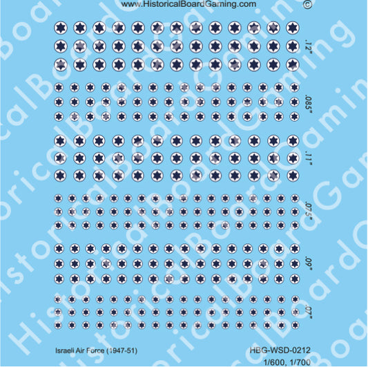 Decal Sheet, Israeli Air Force (1947-51)