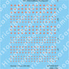 Decal Sheet, Mongolian Air Force (1978-P)