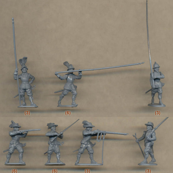 1/72 Austrian Musketeers and Pikemen (ZVE)